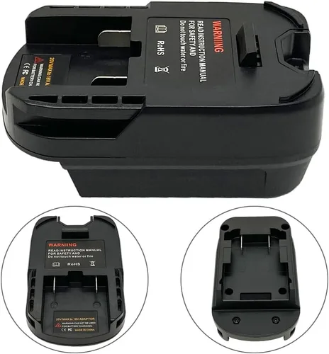 Vista 3 de Adaptador de batería para herramientas inalámbricas Milwaukee/Dewalt a Ridgid de 18 V, conversión para baterías DeWalt 20V MAX XR/Milwaukee M18