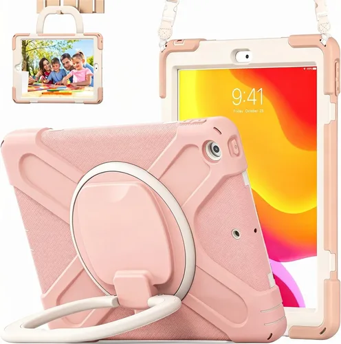 Vista 21 de Funda para iPad de 10.2 pulgadas de 9ª generación 2021 / 8ª generación 2020 / 7ª 2019, funda a prueba de golpes para niños con protector