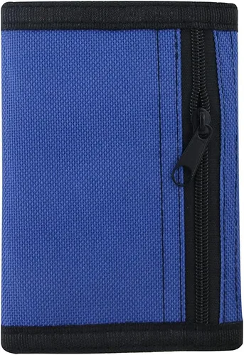Vista 3 de NEICY Billetera de lona con bloqueo RFID para hombres y mujeres Carteras de camuflaje triple para deportes al aire libre con adhesivo mágico