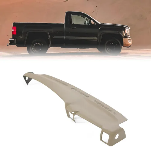 Vista 10 de HECASA Cubierta moldeada para tablero de salpicadero, color gris oscuro, compatible con Chevrolet Silverado GMC Sierra 1999-2007