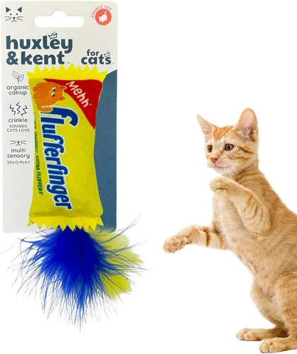 Vista 20 de Huxley & Kent Juguete de Peluche para Gatos - Juguete Interactivo de Hierba Gatera para Gatos y Gatitos - Suave con Crujido y Hierba Gatera