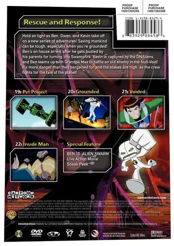 Vista 2 de Cartoon Network Classic Ben 10 Alien Force Volume Five (DVD)