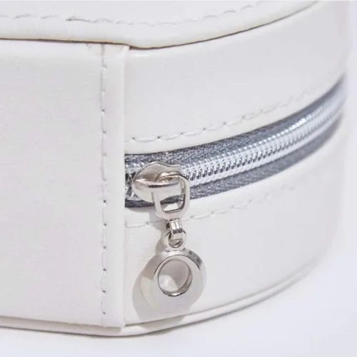 Vista 5 de NuAngela Joyero pequeño organizador de joyas de viaje, estuche portátil de piel sintética, soporte de joyería para mujeres y niñas, accesorios