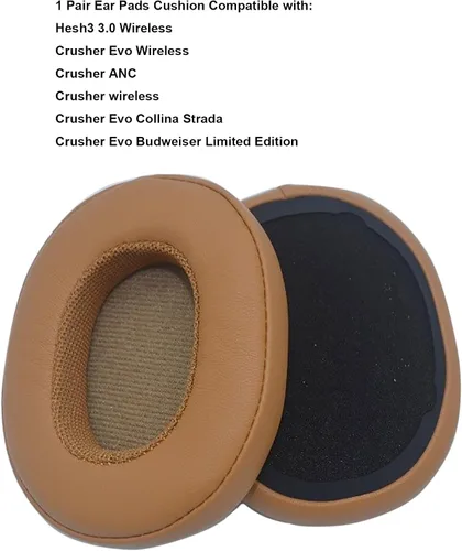 Vista 2 de Almohadillas de repuesto para auriculares Skullcandy Crusher Wireless & Evo ANC Hesh 3 y Hesh EVO ANC Auriculares, Piezas de reparación