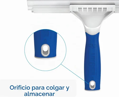 Vista 8 de Unger Professional Connect and Clean - Escobilla de ducha para vidrio y azulejos de 10 pulgadas, compatible con poste roscado estándar, suministros
