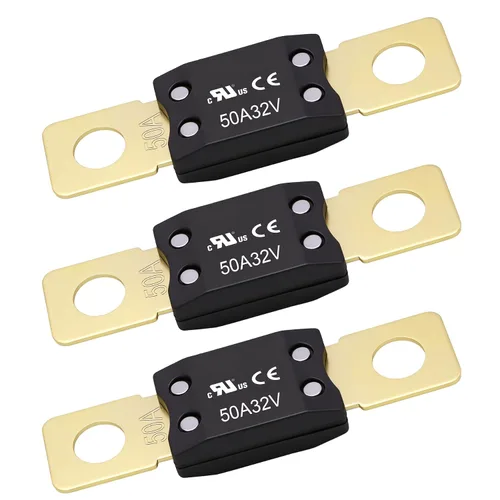 Vista 12 de Fusible 40A MEGA/AMG, componente reconocido por UL, montaje de perno automotriz Alta corriente de 40 amperios para automóviles, remolques