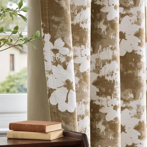 Vista 19 de GIGIZAZA Cortinas de terciopelo 100% opacas de 72 pulgadas, 2 paneles, cortinas negras para ventana, con aislamiento térmico, cortina de lujo