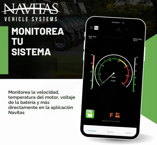 Vista 4 de Kit de conversión DC a AC Navitas para carritos de golf Club Car Precedent Compatible con modelos con controladores Curtis 1510/1515 Motor AC