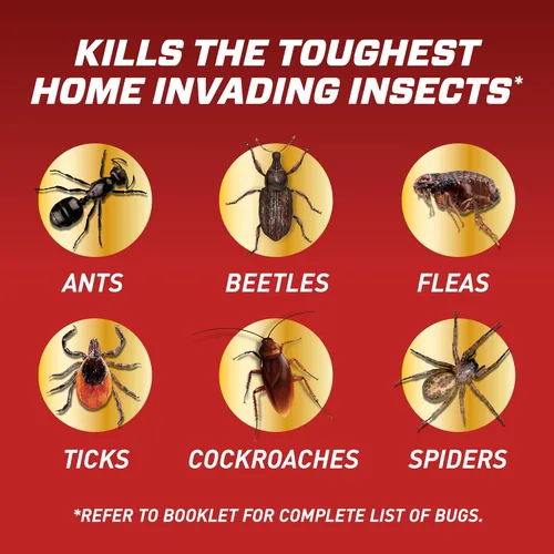 Vista 4 de Ortho Home Defense - Insecticida para césped y paisaje concentrado - Trata hasta 5,300 pies cuadrados, para hormigas, garrapatas, mosquitos, pulgas