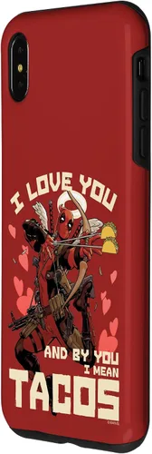 Vista 22 de Marvel Deadpool I Love You and by You I Mean Tacos - Carcasa para iPhone 17