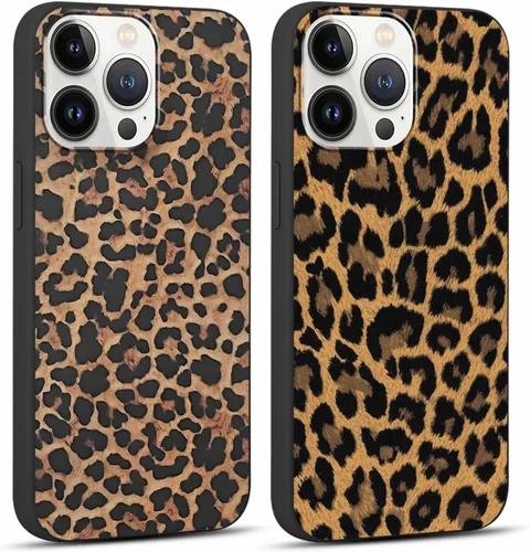 Vista 21 de Paquete de 2 fundas de teléfono con bonito estampado de guepardo para iPhone 7/8/SE 2020 / SE 2022 de 4.7 pulgadas, diseño de leopardo de lujo