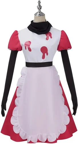 Vista 2 de Weixu Disfraz de anime Niffty para cosplay, disfraz de uniforme de Halloween, carnaval, fiesta