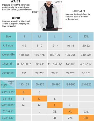 Vista 6 de BALEAF Men's Running Jacket Lightweight Thumble Hole Warm Up Puffer Jacket Hybrid Thermal Coat Insulated Hiking Golf