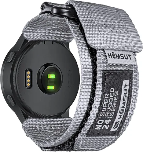 Vista 9 de Correas de reloj compatibles con Amazfit, correa deportiva de nailon resistente con diseño de bucle tejido para Amazfit GTR 2e/GTR 2/GTR 3 Pro/GTR