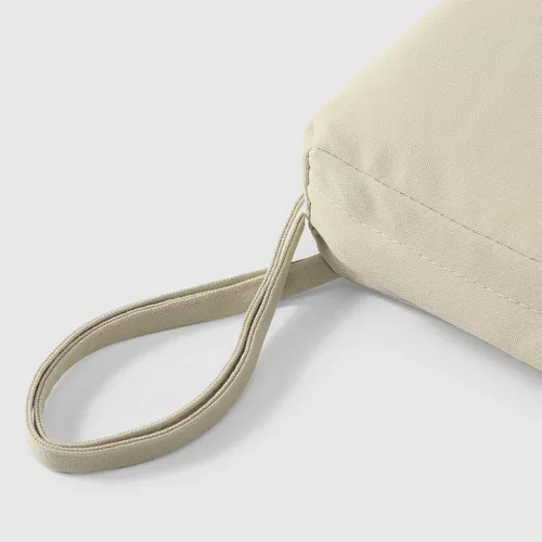 Vista 6 de WestinTrends Solace - Cojín para asiento de banco de patio al aire libre, resistente al agua, 39 x 18, beige