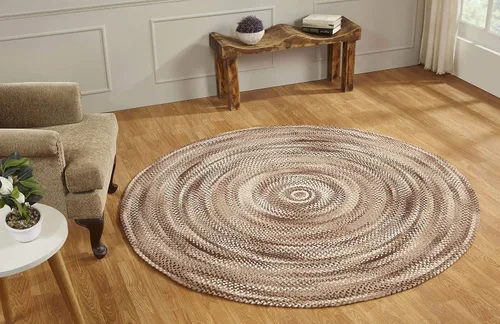Vista 71 de Better Trends Alfombra trenzada degradada, ovalada, reversible y duradera, 100% algodón suave, ideal para cocina, sala de estar, dormitorio, tapete