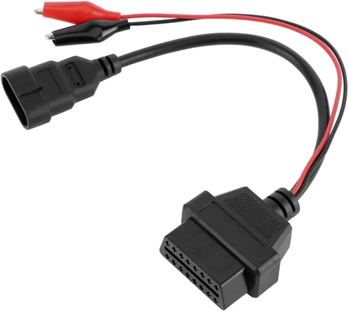 Vista 3 de Fiat Alfa Lancia Profesional Auto Car Diagnóstico Conector 3 Pin a 16 Pin OBD2 Adaptador Cable Herramienta de Reparación