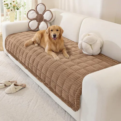 Vista 34 de OstepDecor Funda de sofá para perros, funda de sofá lavable antideslizante para mascotas, funda de sofá suave para sofá, sofá biplaza y seccional