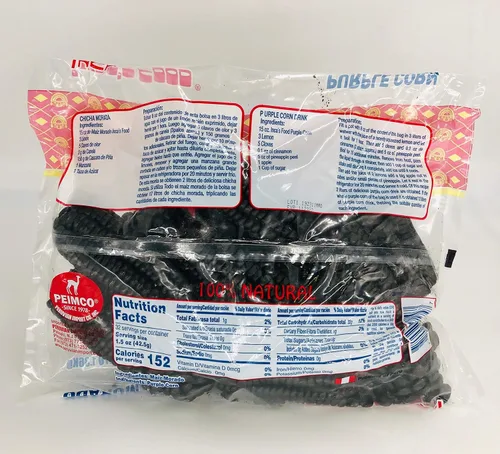 Vista 2 de INCA'S FOOD MAIZ MORADO FAMILIAR 3 lb - Maíz morado seco, tamaño familiar