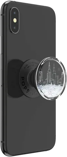Vista 5 de PopSockets Agarre para teléfono con soporte expansible, Tidepool - City Scape