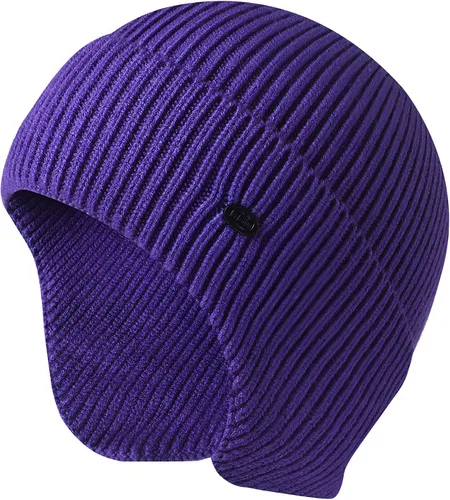 Vista 24 de Gorros de invierno para hombre, para exteriores, elásticos, de punto, con orejeras, resistentes al viento
