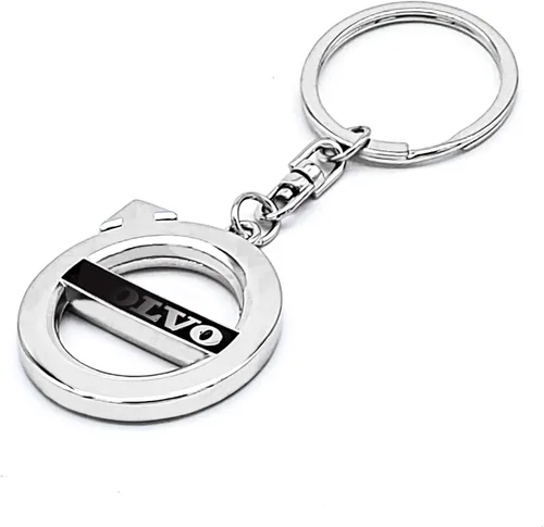 Vista 8 de Llavero creativo con logotipo de coche 3D, llavero de metal cromado y aleación de coche, regalos para mujeres y hombres, tamaño universal