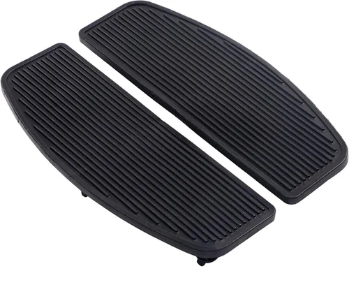 Vista 2 de Estriberas de goma para Harley Touring Softail Negro