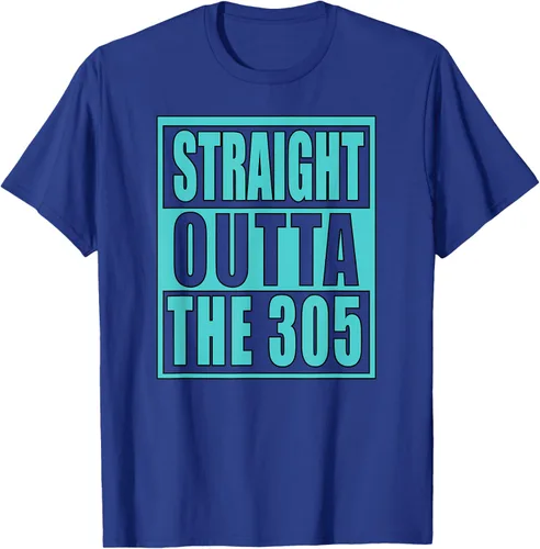 Vista 18 de Miami Straight Outta The 305 Funny South Florida Fan - Camiseta