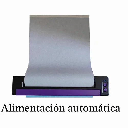 Vista 4 de IOOIOO Impresora de plantillas de tatuaje de gama alta con papel de transferencia adicional