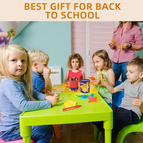 Vista 6 de Lebze Crayones para niños pequeños, 24 colores crayones no tóxicos para niños a partir de 3 años, crayón jumbo fácil de sostener para niños, seguro