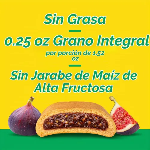 Vista 6 de Newtons Galletas masticables sin grasa, suaves y de fruta, sabor higo (barras de higo), 12 paquetes de 10 onzas