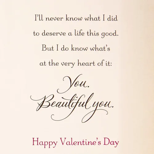 Vista 4 de Hallmark - Tarjeta de felicitación para el día de San Valentín, tarjeta de aniversario, tarjeta de amor para esposa o novia (flores de papel)