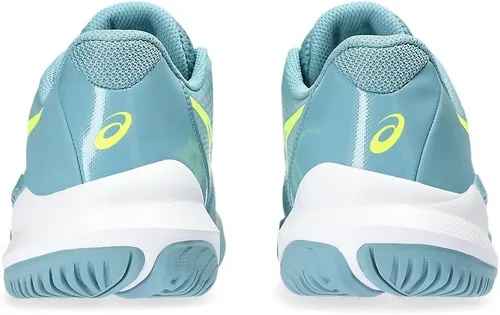 Vista 5 de ASICS Zapatillas Gel-Challenger 14 para mujer, 11, GRIS Azul/Amarillo de seguridad