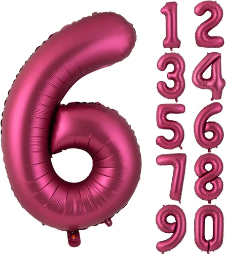 Vista 90 de Globos gigantes de helio de aluminio de 40 pulgadas, color negro, globos digitales grandes del número 0 para decoración de fiesta de cumpleaños