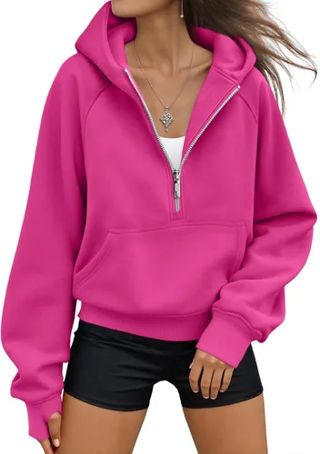 Vista 23 de AUTOMET Sudaderas con capucha de mujer, sudaderas de forro polar para otoño, conjuntos de moda, sudaderas para hacer ejercicio, chaquetas con Verde
