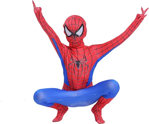 Vista 5 de JunPhaeton Superhero Kids Bodysuit Costumes Spandex Halloween Cosplay Costumes