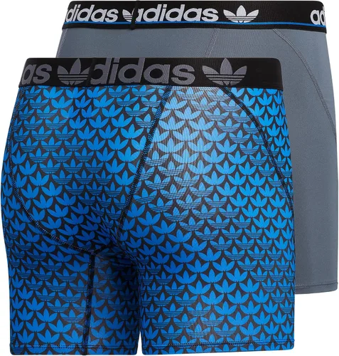 Vista 5 de adidas Originals Men's Trefoil Athletic Comfort Fit Boxer Brief Underwear (2-Pack)