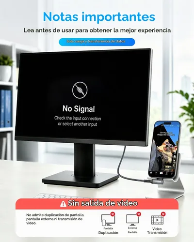 Vista 5 de Cable CarPlay 0.24 m, Cable de Transferencia de Datos de Alta Velocidad USB A a C 3.1 Gen 2 de 10 Gbps Ángulo Recto, Compatible con Android Auto Gris