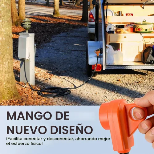 Vista 7 de Nilight Receptáculo de Repuesto para RV de 30 Amperios Toma Hembra Resistente de 125 Voltios con Mango Listado por ETL Enchufe NEMA TT-30R para RVs