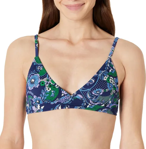 Vista 14 de Amazon Essentials Traje de baño triangular para mujer con tirantes ajustables Rojo ladrillo.