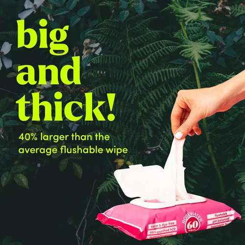 Vista 3 de goodwipes Toallitas desechables para glúteos hechas con vitamina E y aloe, dispensador de toallitas húmedas suaves y suaves para uso doméstico