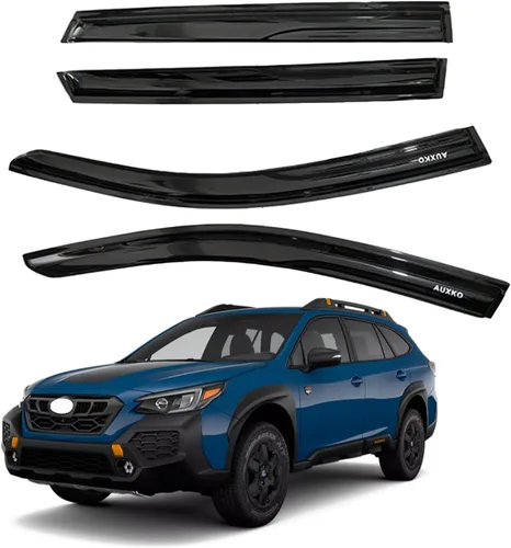 Vista 33 de AUXKO Protectores de lluvia para BMW X3 2018-2024 2025, 4 piezas de accesorios para viseras de ventilación de ventana, protector de lluvia con cinta