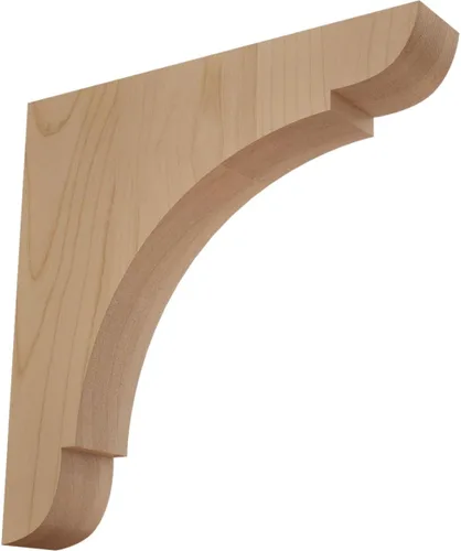 Vista 33 de Ekena Millwork - Soporte de madera Madera de caucho.
