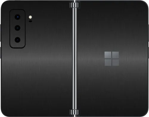 Vista 39 de SopiGuard Skin para Microsoft Surface Duo 2 2ª generación de borde a borde de paneles delanteros y traseros de vinilo (piedra de ladrillo)