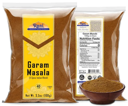 Vista 2 de Rani Garam Masala Mezcla india de 11 especias 3.5 oz (100 g) ~ Todo natural, sin sal Vegano Sin colores Apto para gluten Sin OMG Kosher