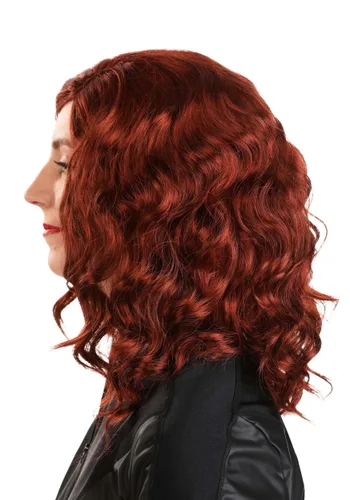 Vista 2 de Peluca de disfraz Marvel Black Widow para mujer Multicolor