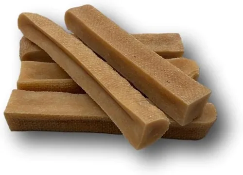 Vista 6 de Top Dog Chews Queso de yak del Himalaya mediano para perros, 100% naturales y de larga duración, palitos de queso digeribles y sin gluten, vendido