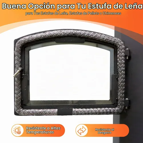 Vista 5 de Cemento para junta de puerta de estufa de leña, adhesivo resistente a altas temperaturas, material de silicona, negro, 3.5 onzas líquidas