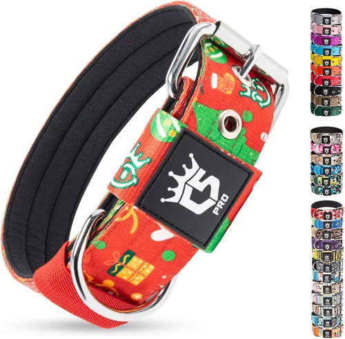 Vista 22 de TSPRO Collar Táctico para Perro de 1.25 Pulgadas de Ancho Collares Gruesos para Perro con Hebilla de Metal de Servicio Pesado, Duradero, Fuerte