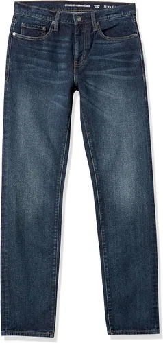 Vista 6 de Tienda Essentials Men's Straight-Fit Stretch Jean